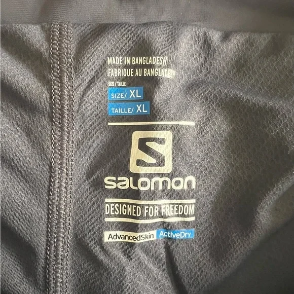Salomon Elevate women’s athletic shorts 2 in 1 size xl color night sky - Picture 4 of 8